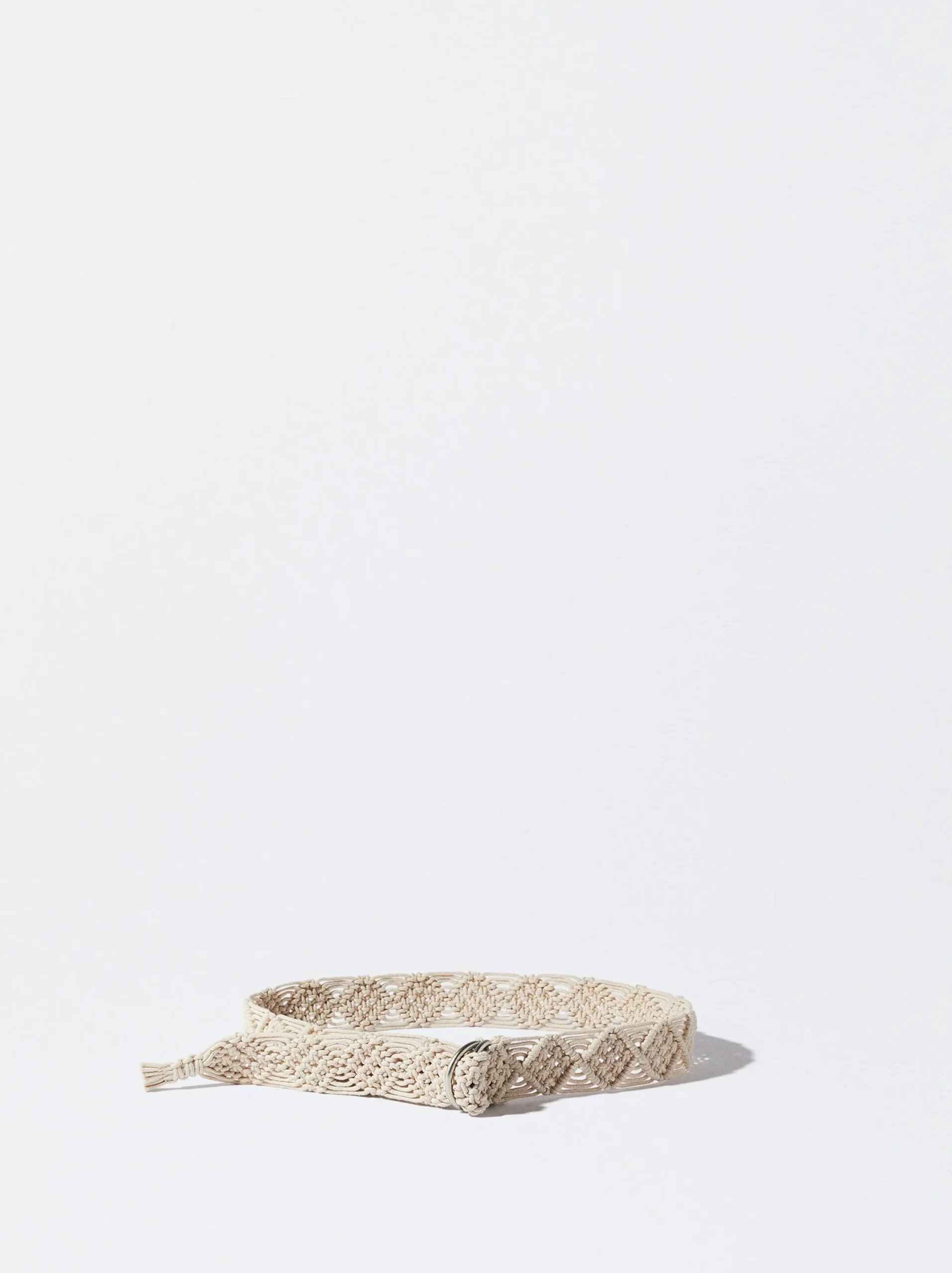PARFOIS Cinturón Crochet Crudo Outlet
