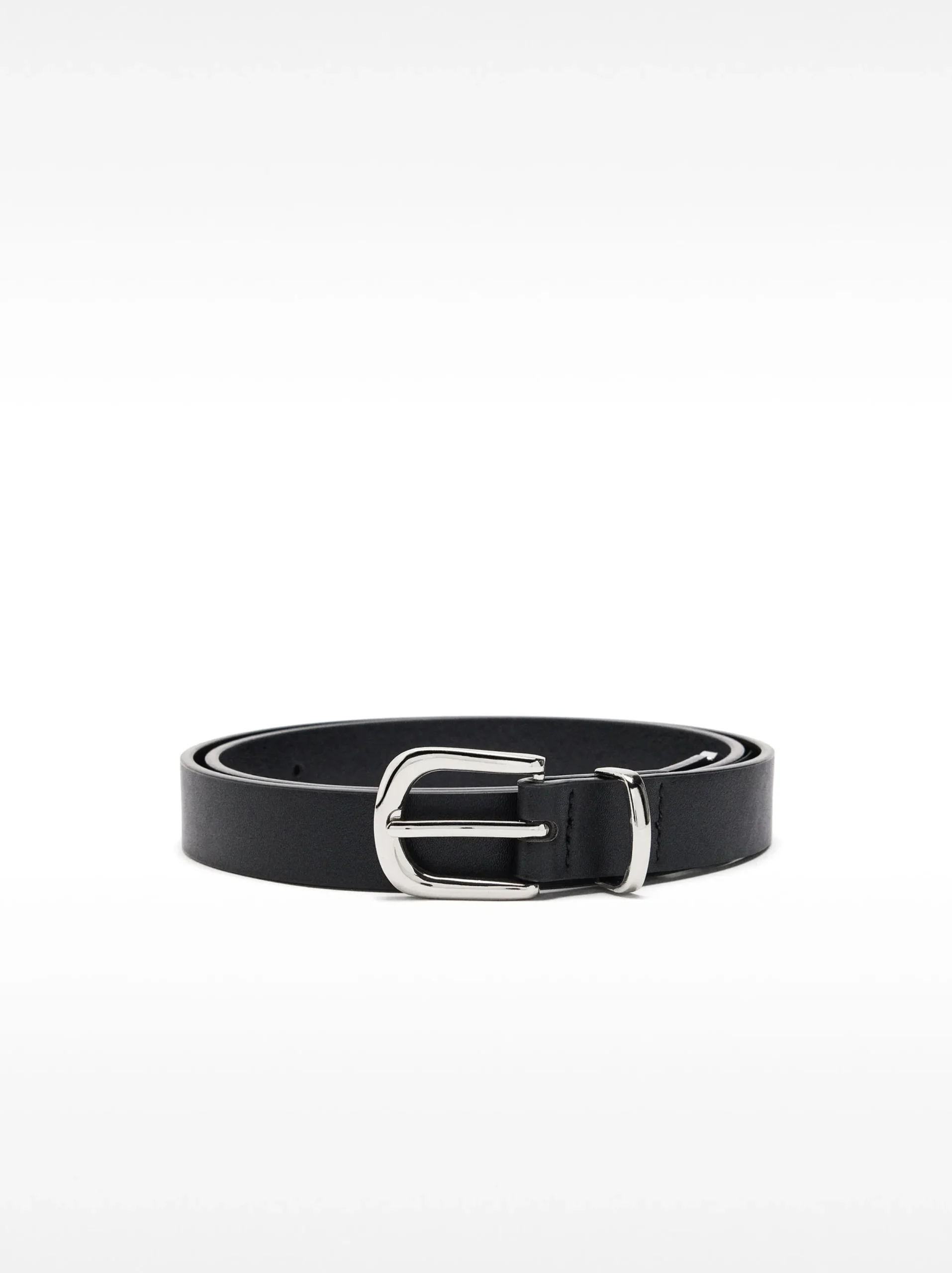PARFOIS Cinturón Liso Con Hebilla Negro Store