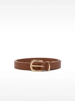 PARFOIS Cinturón Liso Con Hebilla Camel Best