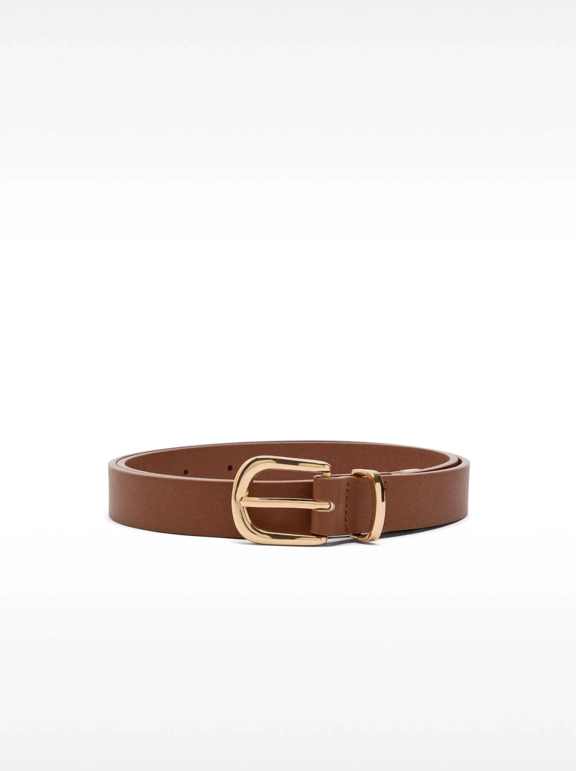PARFOIS Cinturón Liso Con Hebilla Camel Best