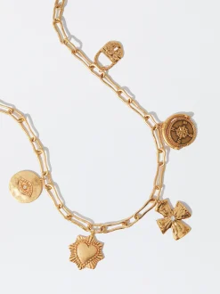 PARFOIS Cinturón Metálico Con Charms Dorado Clearance