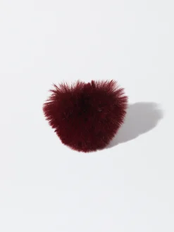 PARFOIS Coletero Fruncido Con Pelo Rojo Fashion