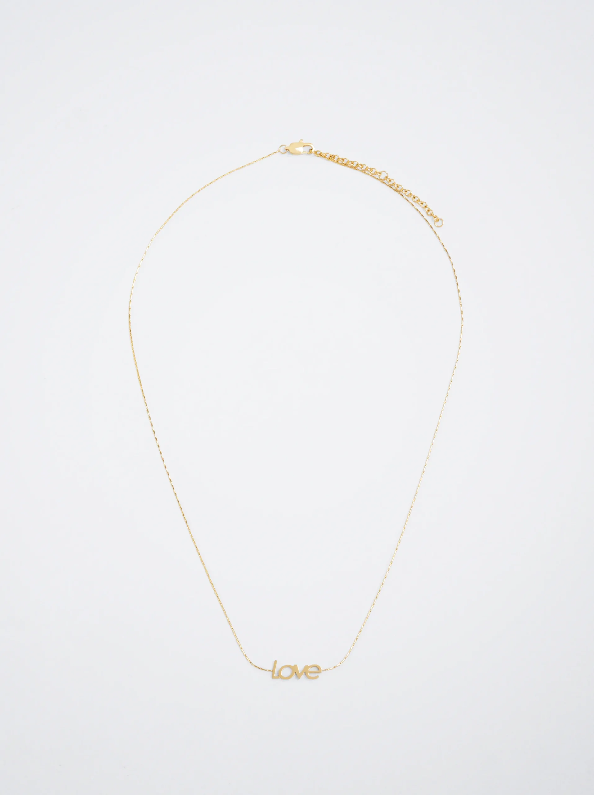 PARFOIS Collar Acero Love Dorado New