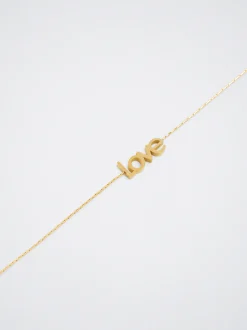 PARFOIS Collar Acero Love Dorado New