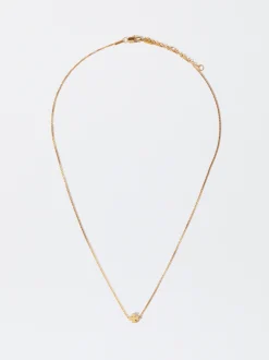 PARFOIS Collar Cadena Acero Con Tr&eacute;bol Dorado Best