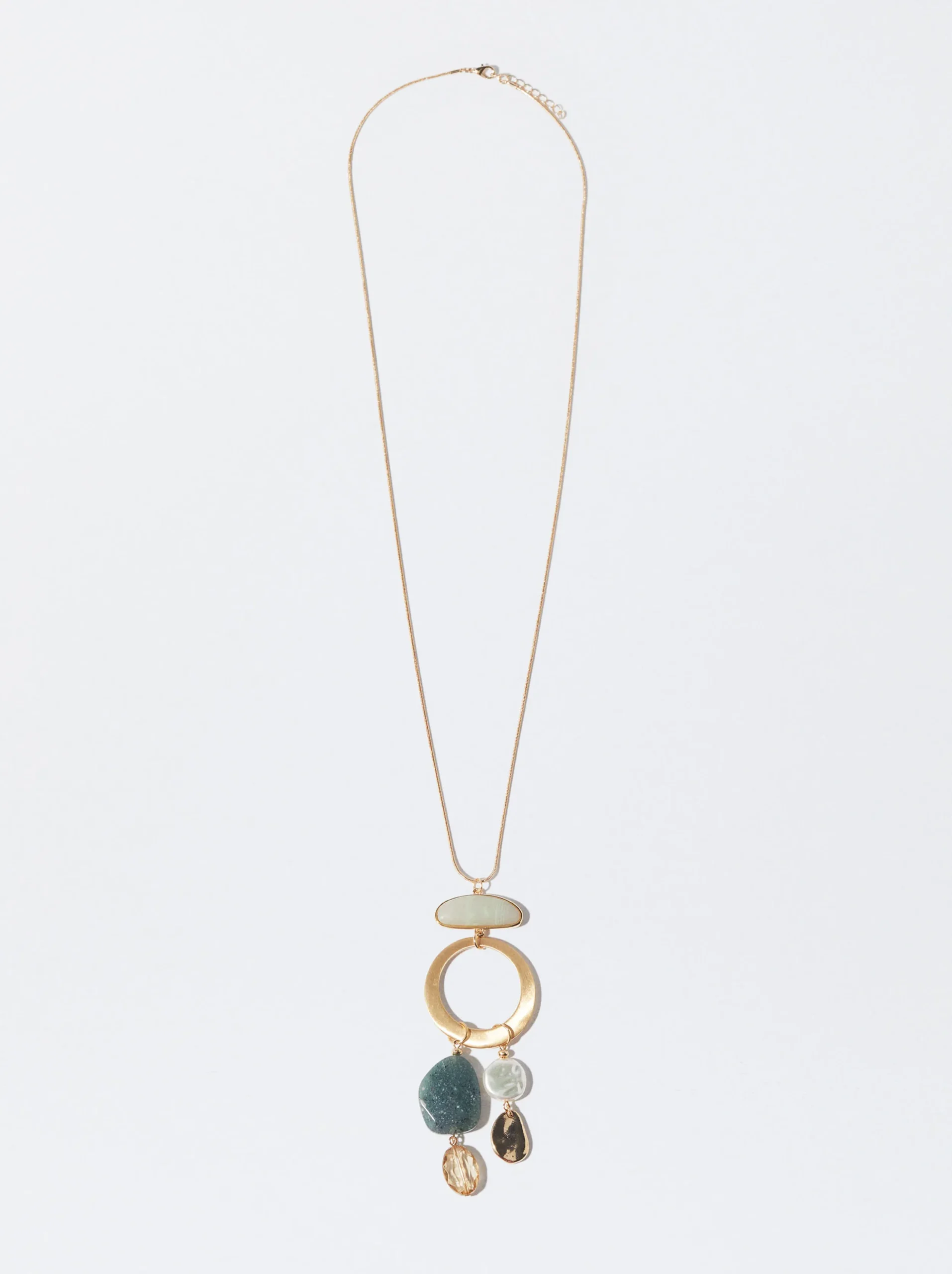 PARFOIS Collar Colgantes Con Resina Multicor Store