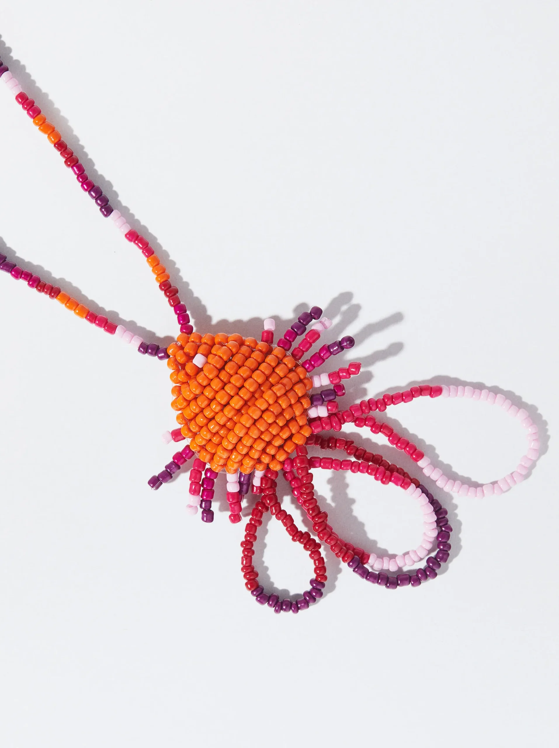 PARFOIS Collar Con Abalorios Multicor Cheap