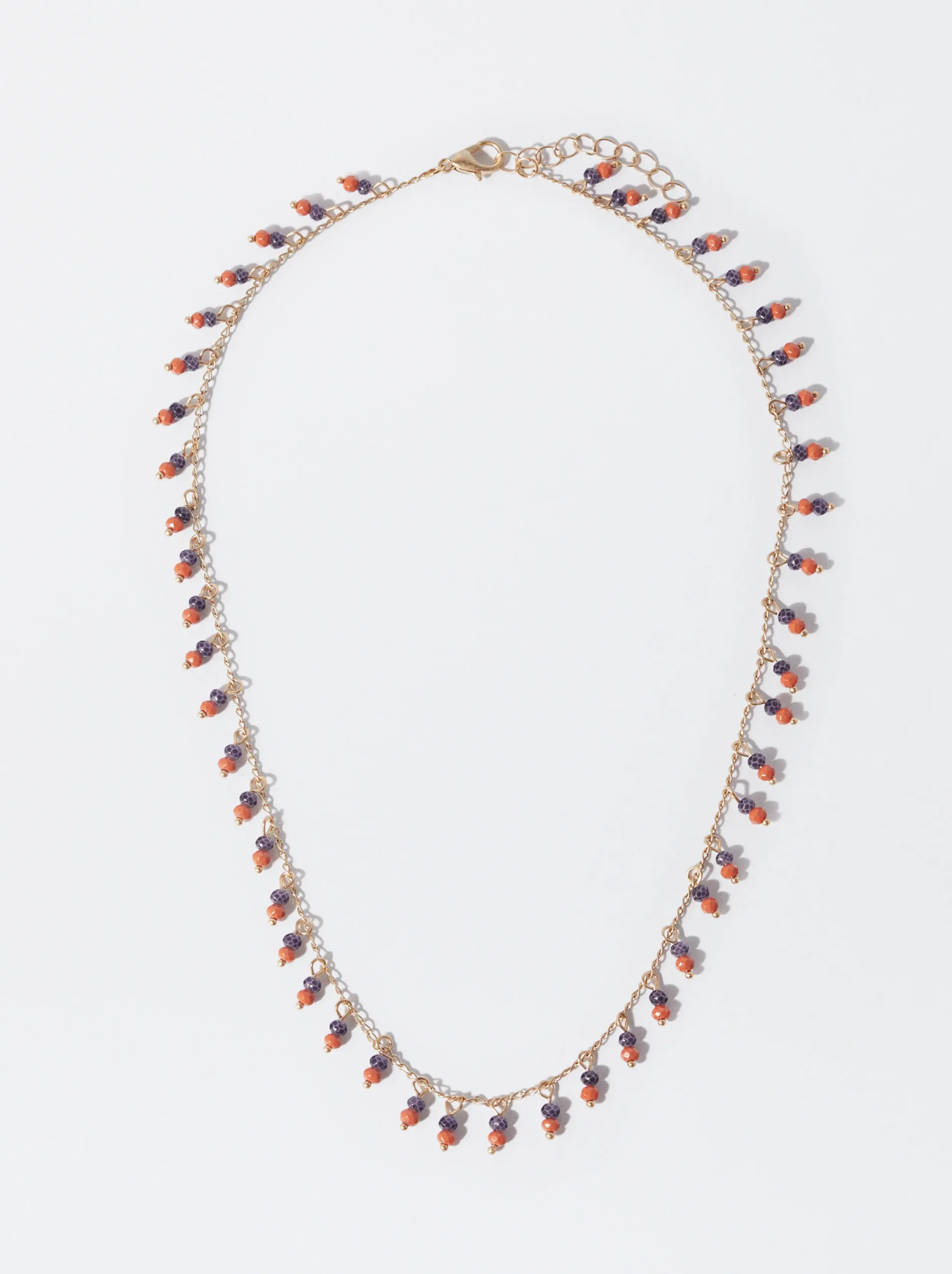 PARFOIS Collar Con Abalorios Multicor Best Sale