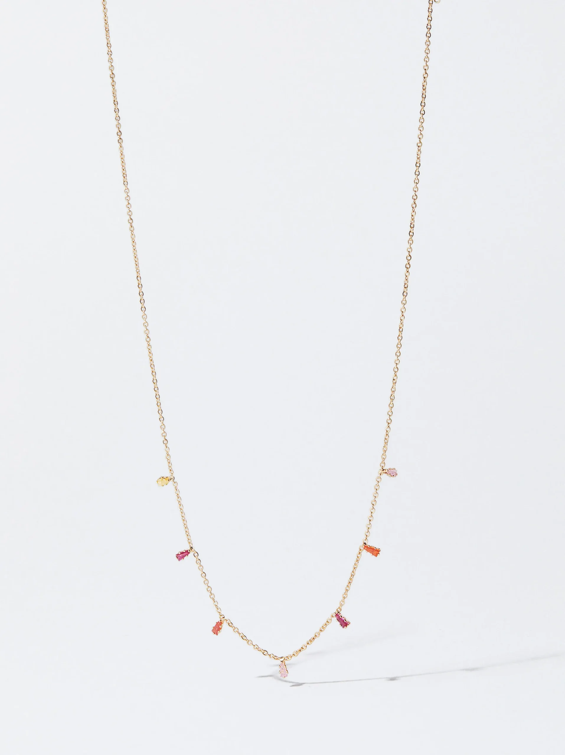 PARFOIS Collar Con Circonitas Multicor Sale