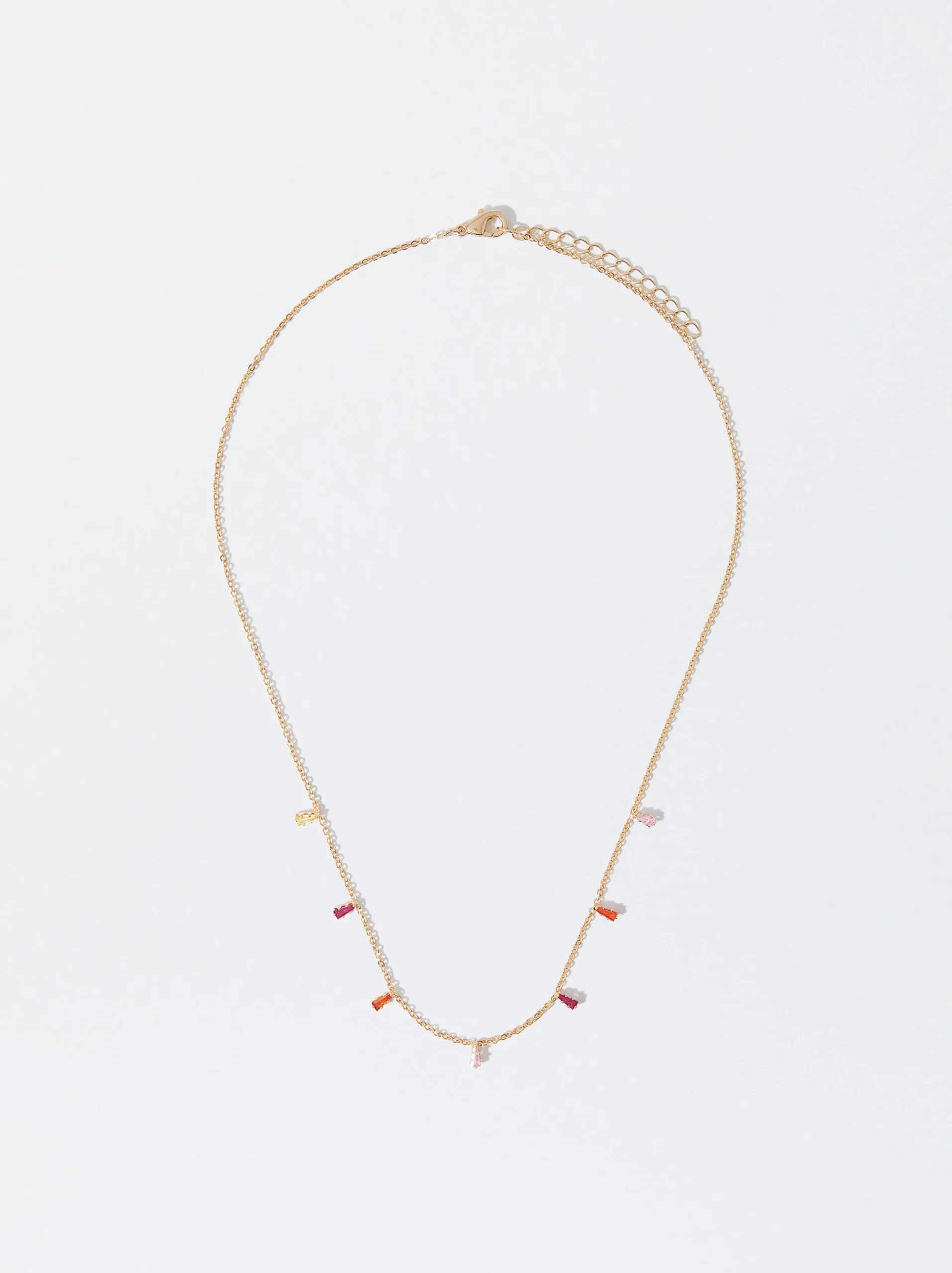 PARFOIS Collar Con Circonitas Multicor Sale