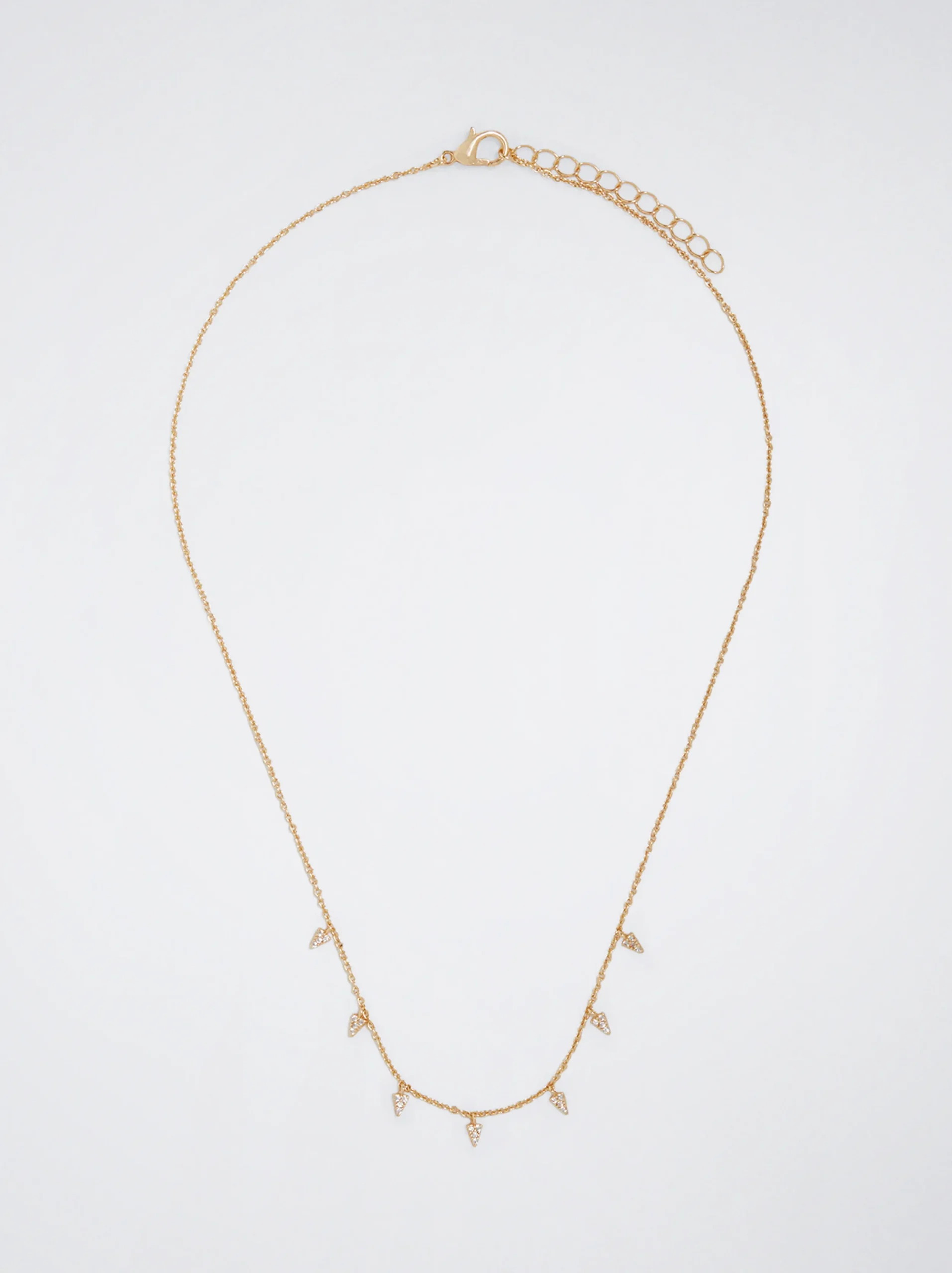 PARFOIS Collar Con Circonitas Dorado Clearance