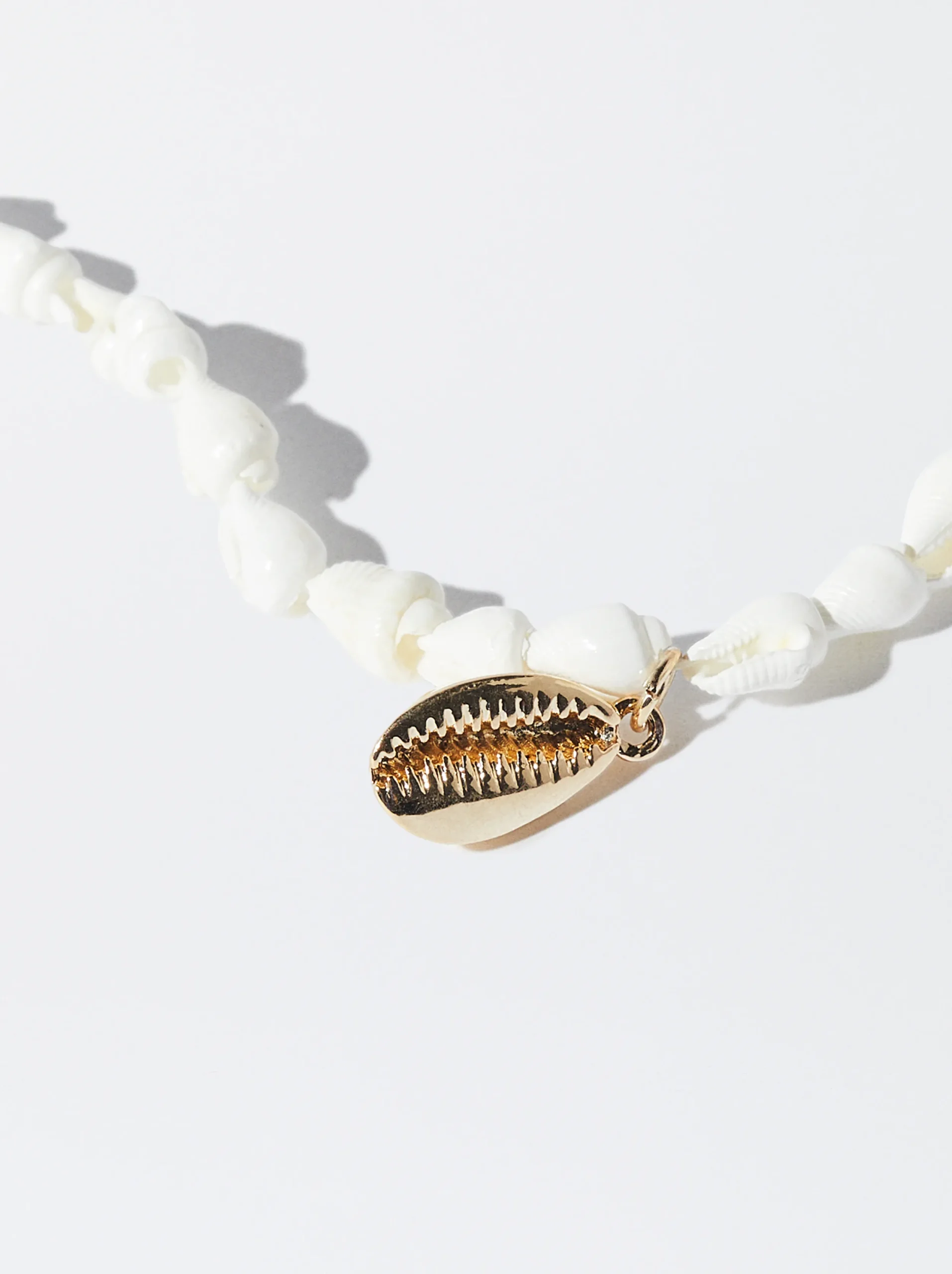 PARFOIS Collar Con Concha Dorado Store