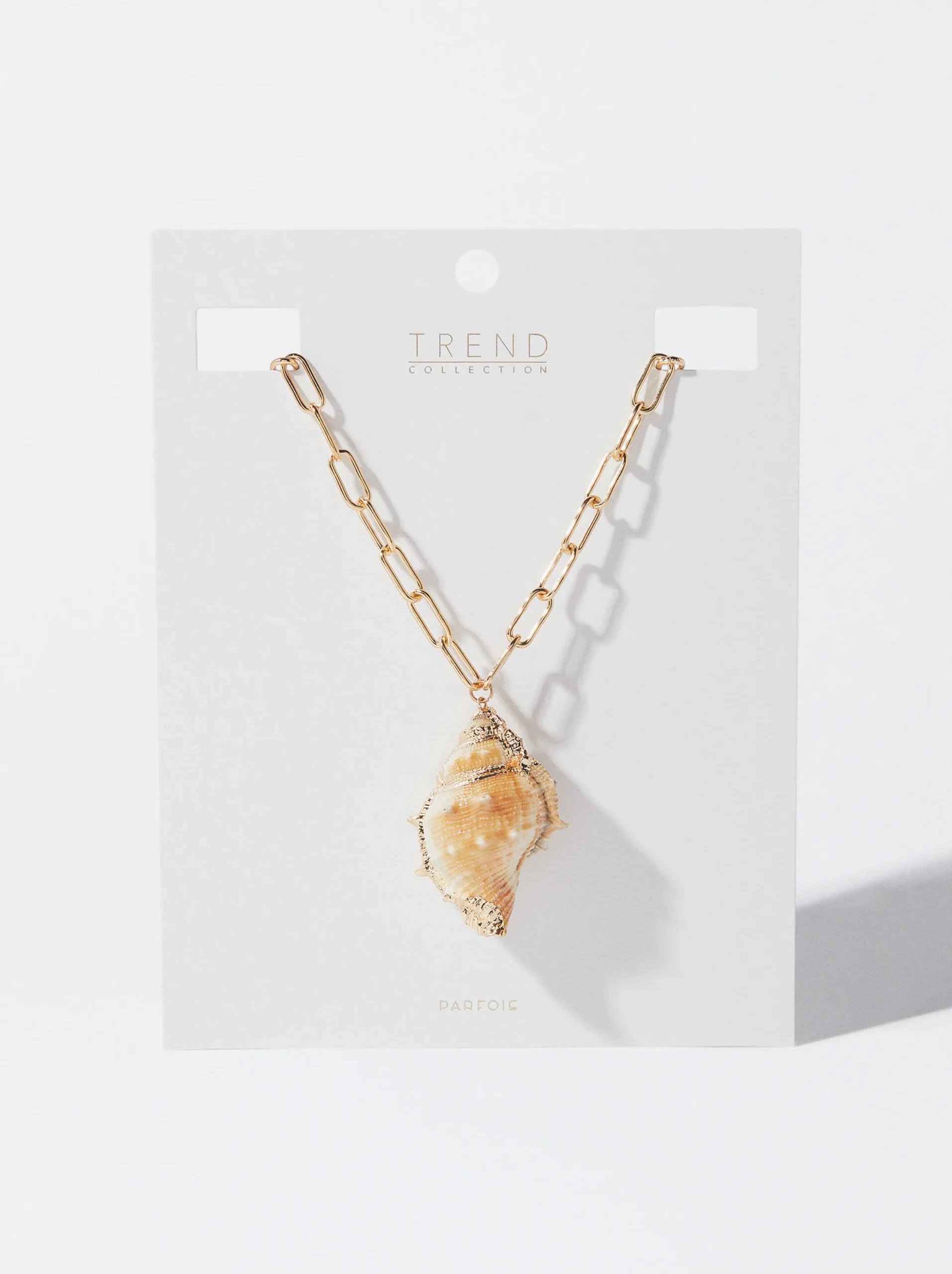 PARFOIS Collar Con Concha Dorado Sale