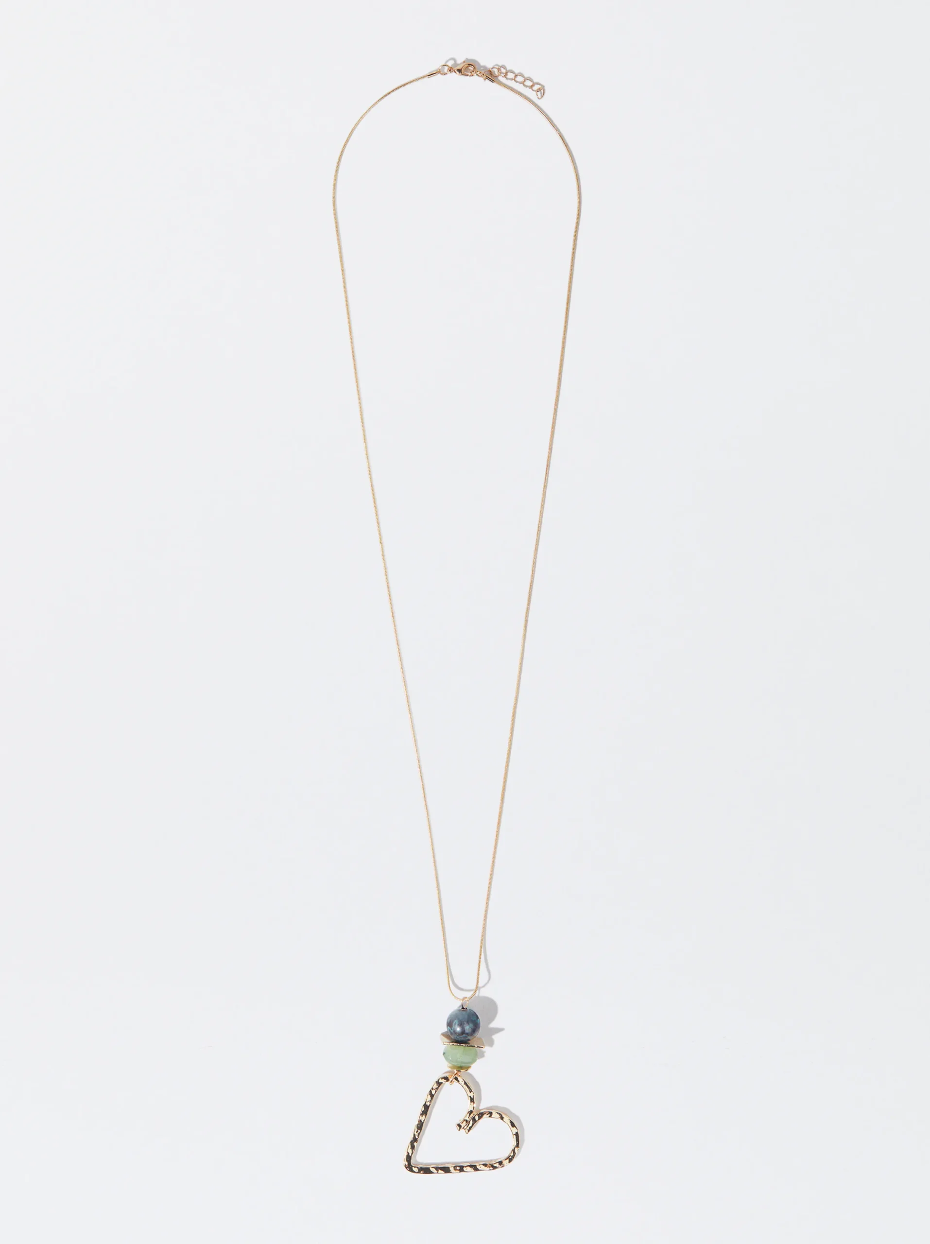 PARFOIS Collar Con Corazón Verde Outlet