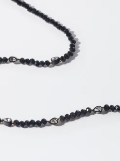 PARFOIS Collar Con Cristales Negro Sale