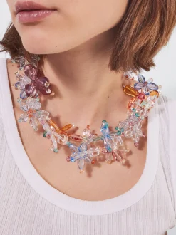 PARFOIS Collar Con Flores Multicor Best Sale