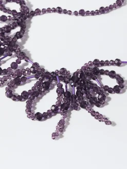 PARFOIS Collar Con Lazos Violeta Cheap