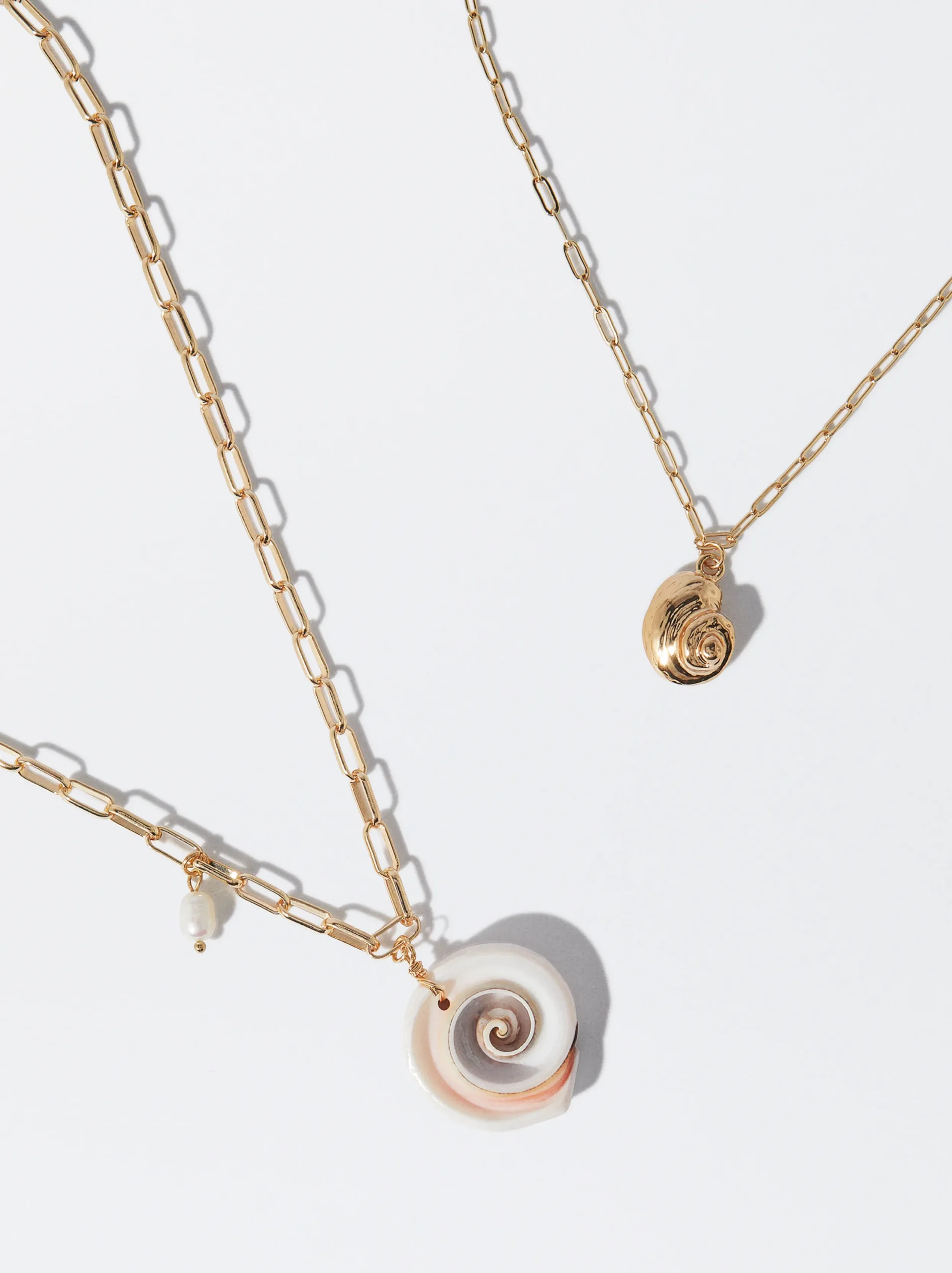 PARFOIS Collar Con Perla De Agua Dulce Dorado Cheap