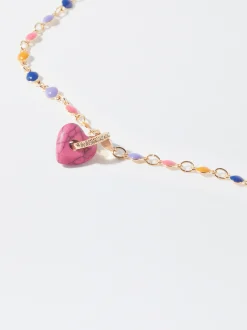 PARFOIS Collar Con Piedra Multicor Best