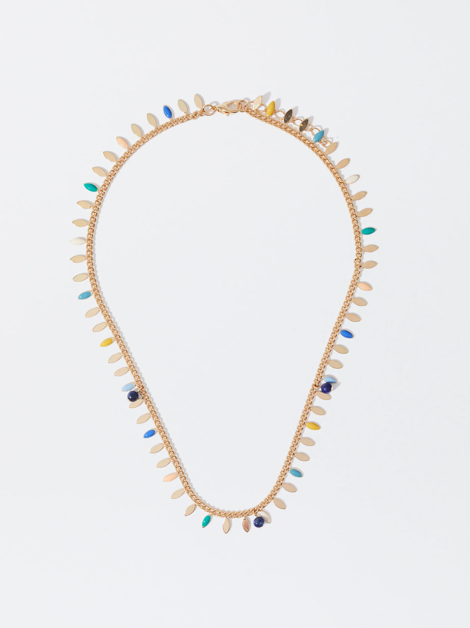 PARFOIS Collar Con Piedra Multicor Hot