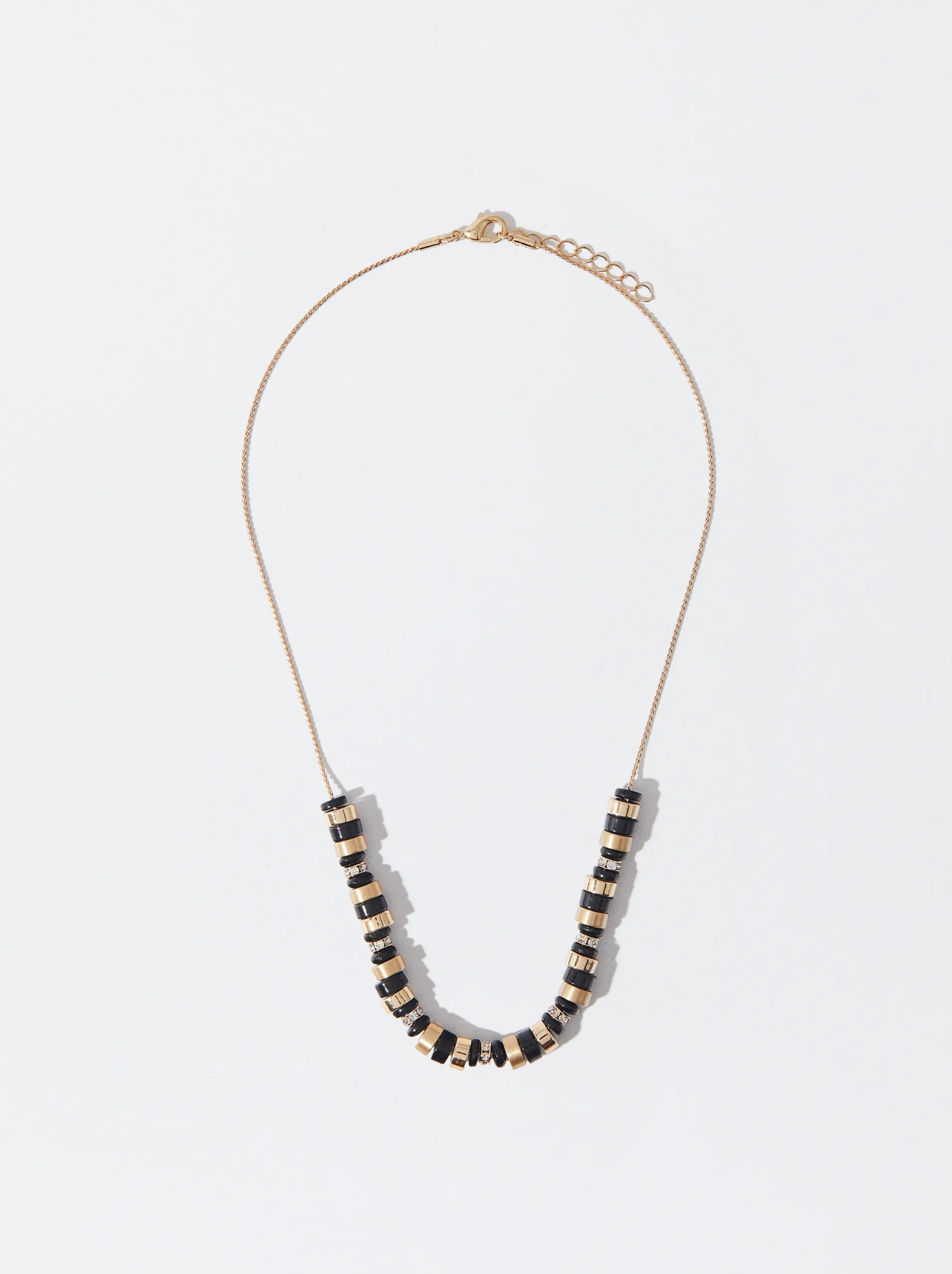 PARFOIS Collar Con Resina Negro Cheap