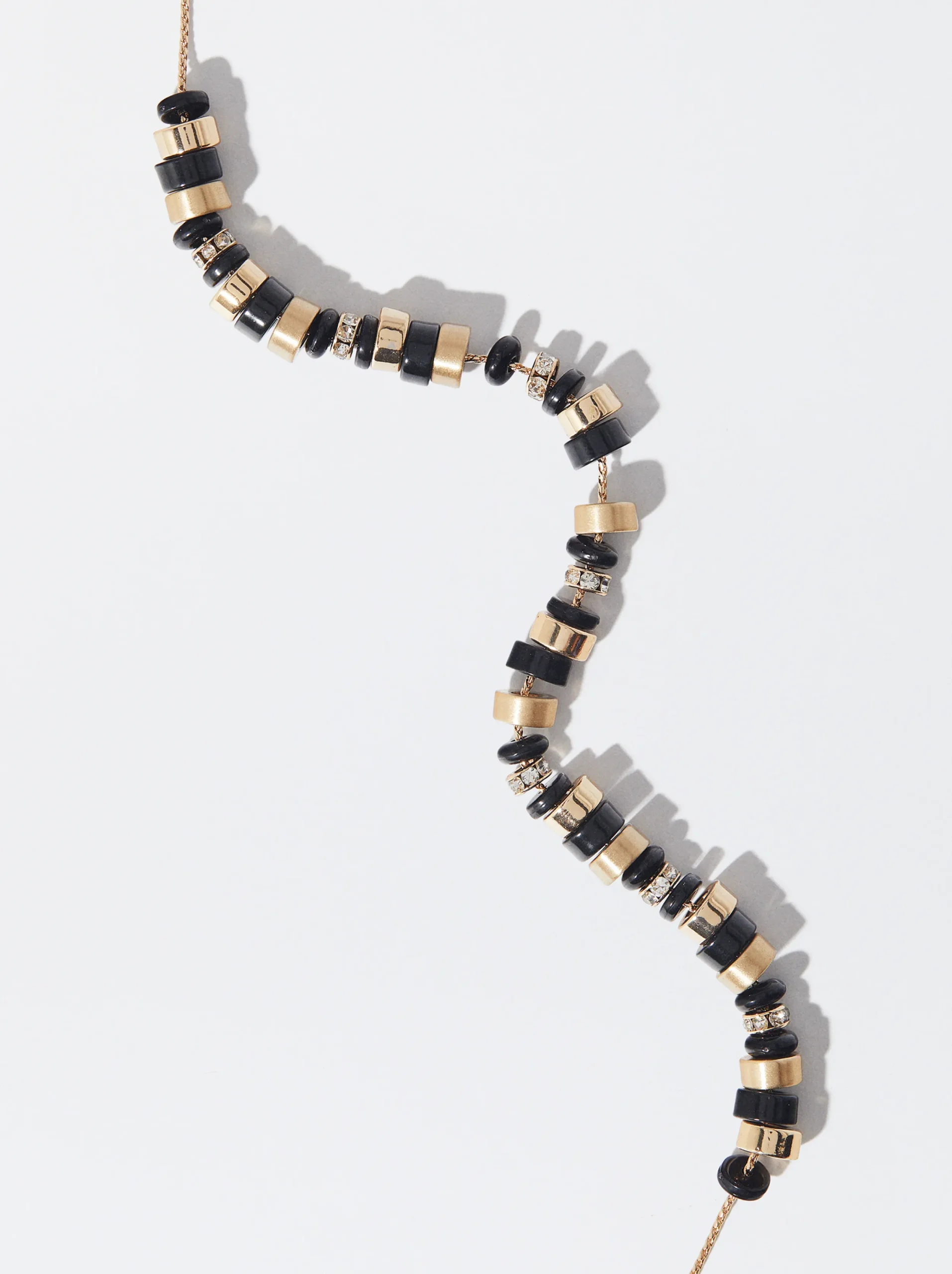 PARFOIS Collar Con Resina Negro Cheap