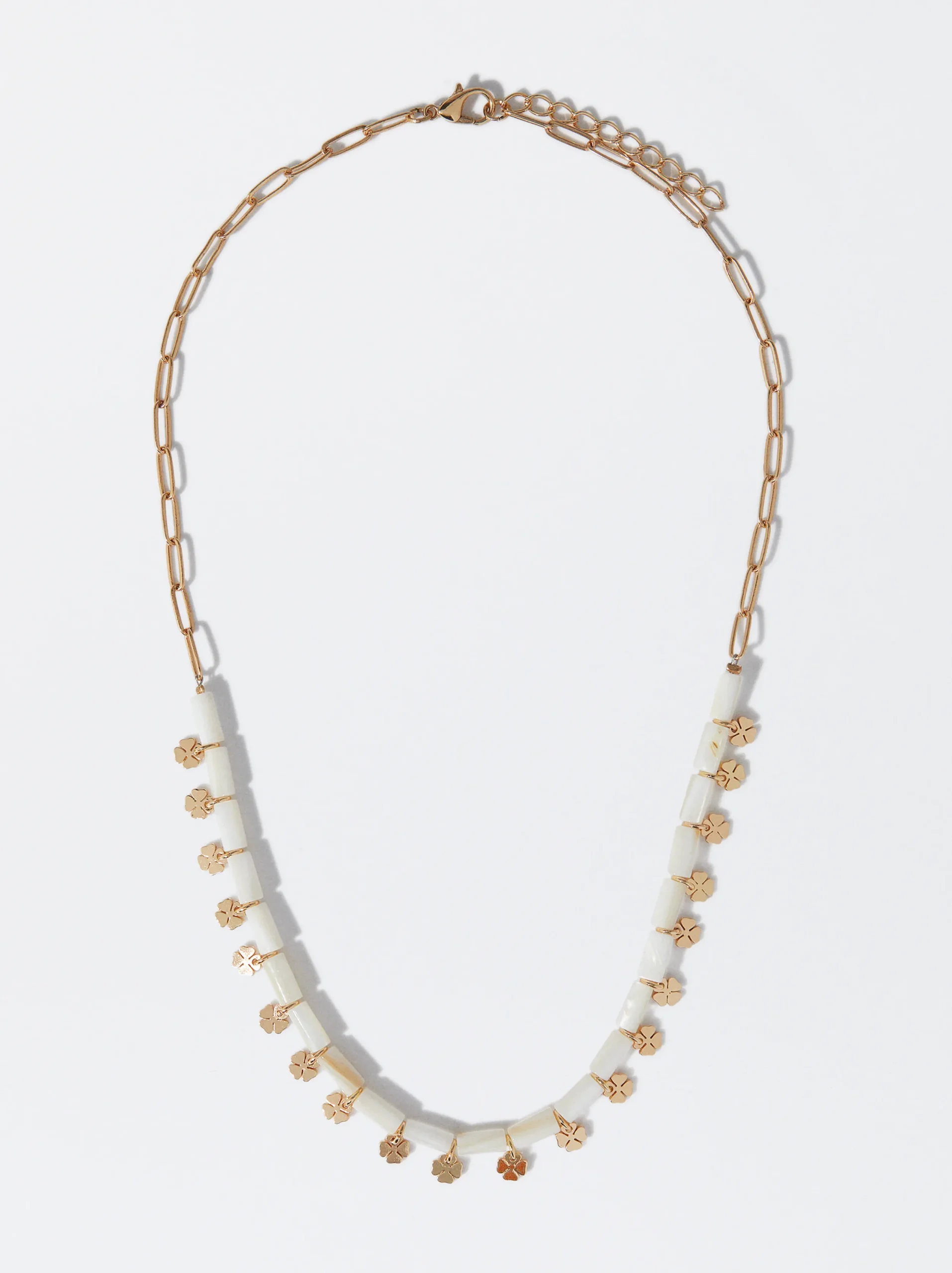 PARFOIS Collar Con Trébol Dorado Best