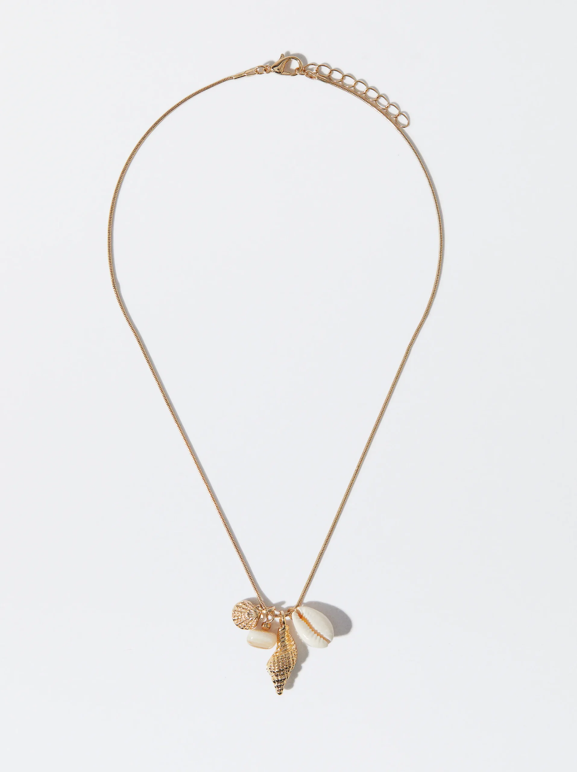 PARFOIS Collar Conchas Dorado Cheap