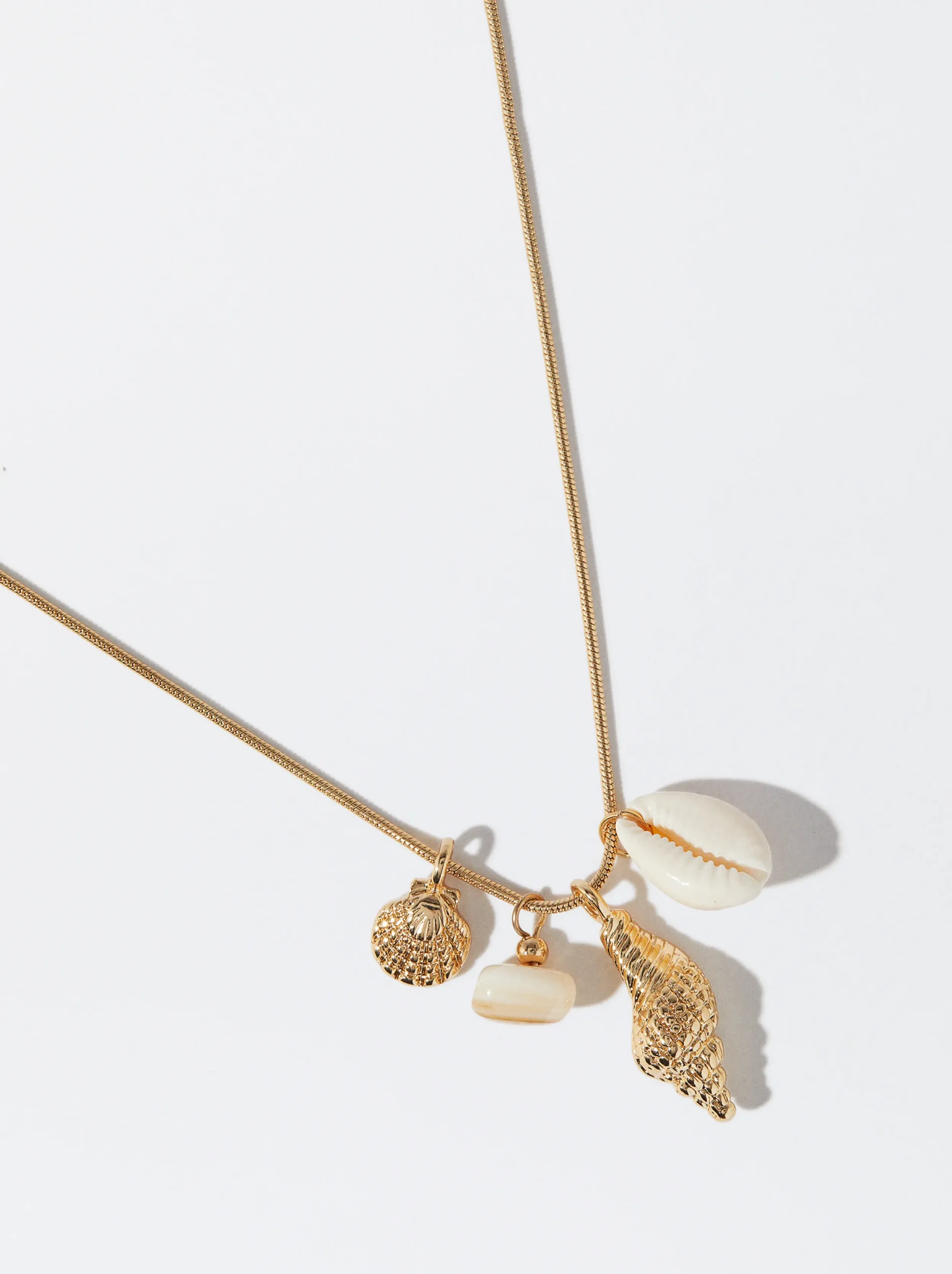 PARFOIS Collar Conchas Dorado Cheap
