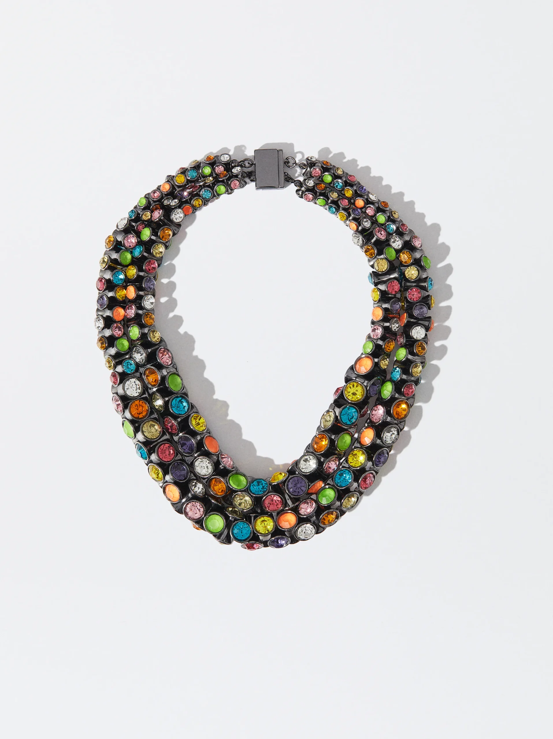 PARFOIS Collar Corto Piedra Multicolor Multicor Online