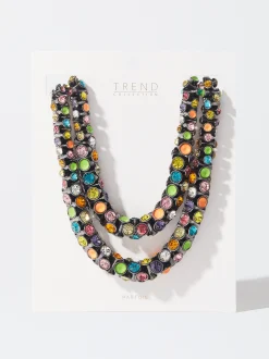 PARFOIS Collar Corto Piedra Multicolor Multicor Online