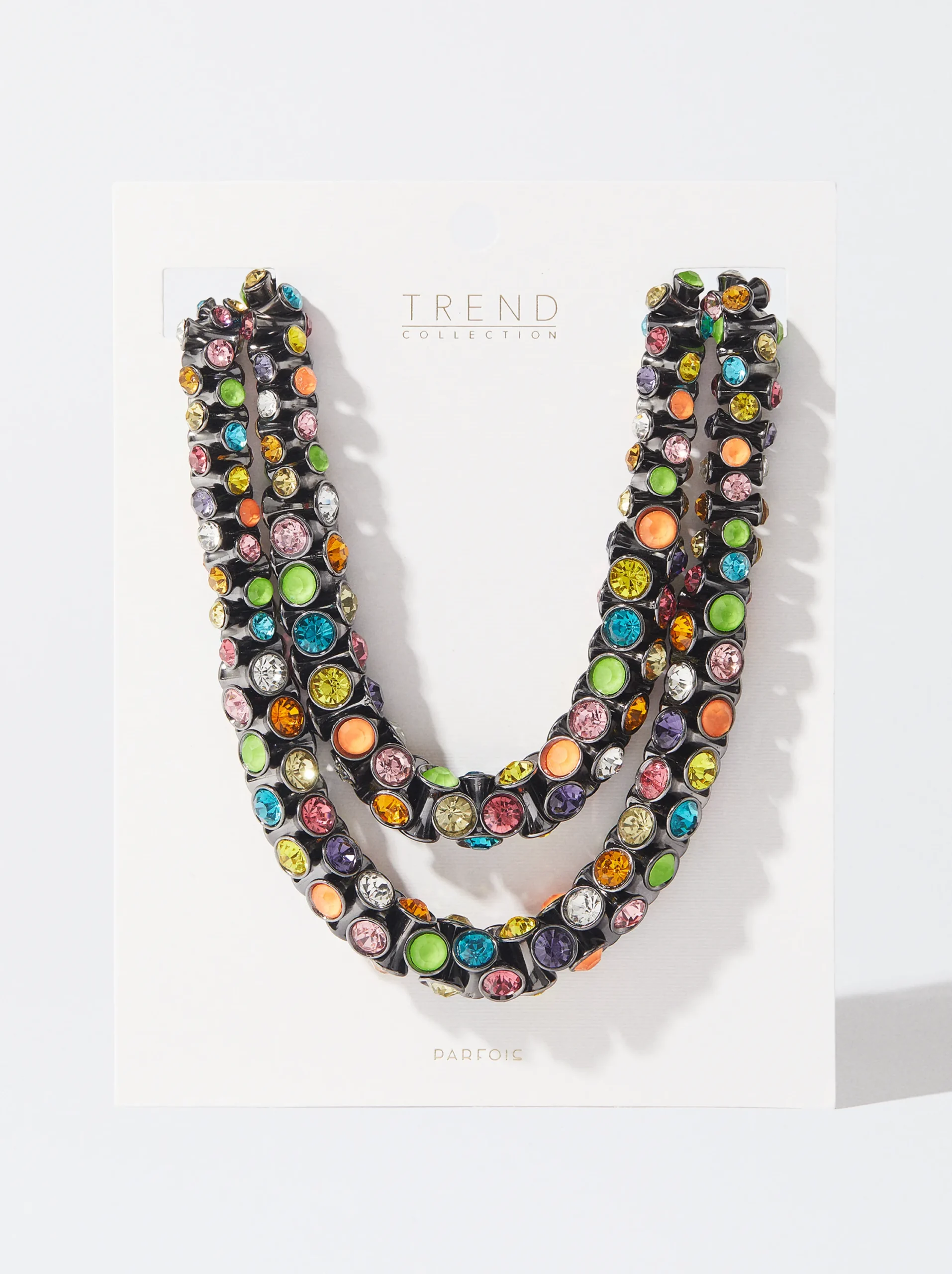 PARFOIS Collar Corto Piedra Multicolor Multicor Online