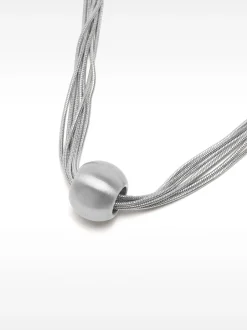 PARFOIS Collar Corto Plateado Clearance