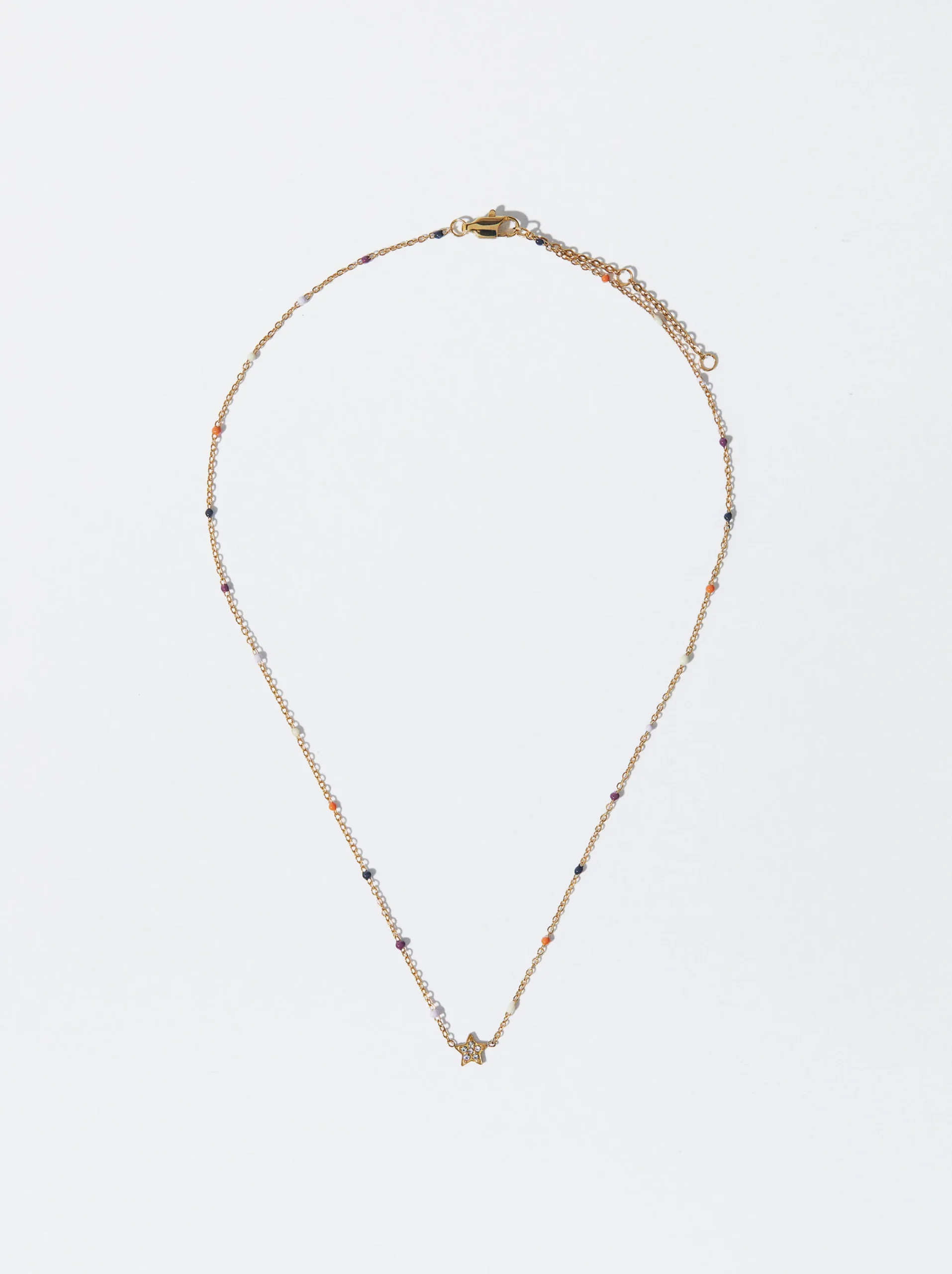 PARFOIS Collar De Acero Con Estrella Multicor Best