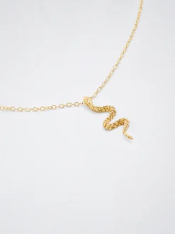 PARFOIS Collar De Acero Con Serpiente Dorado Best