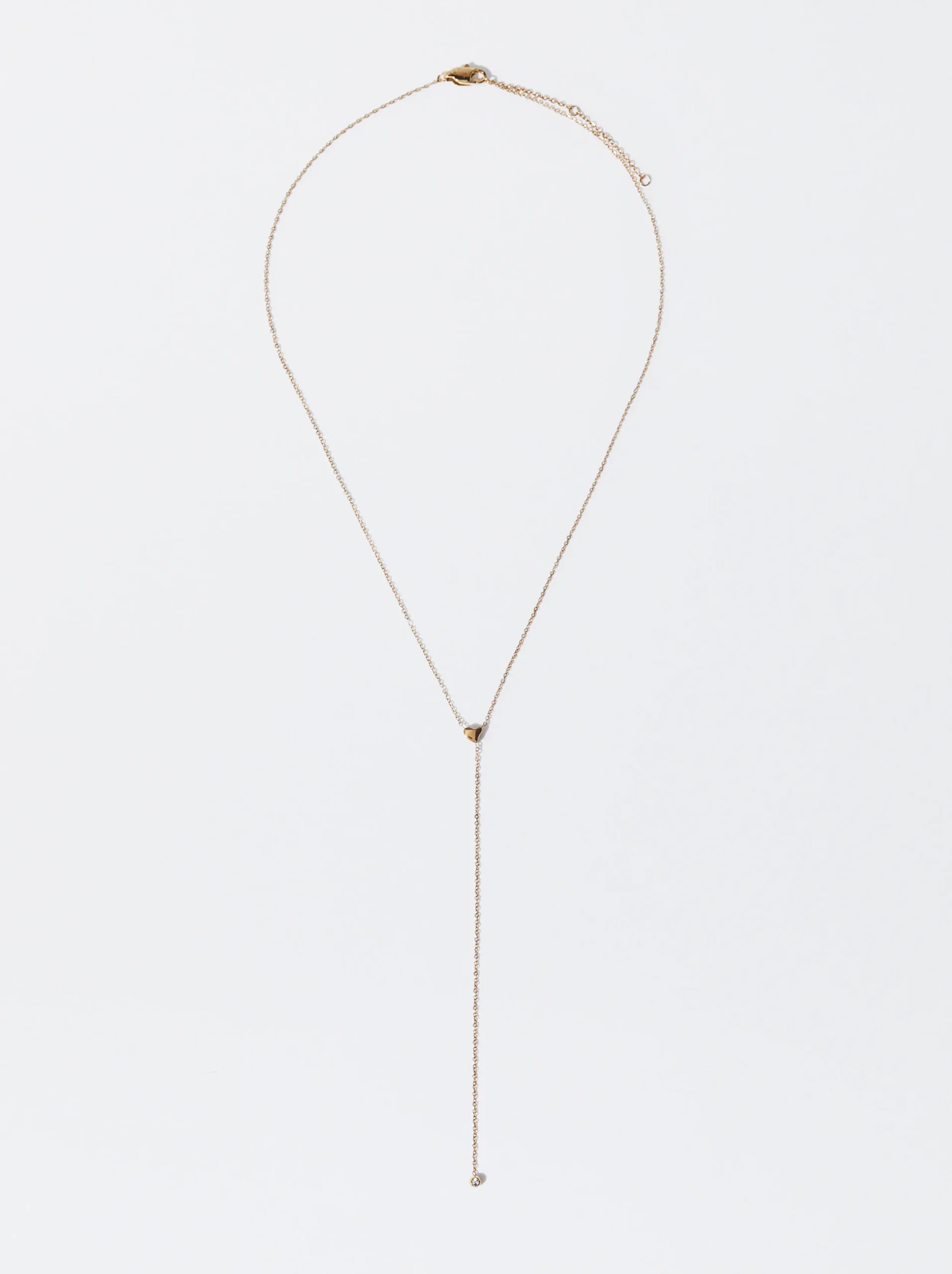 PARFOIS Collar De Acero Dorado Flash Sale