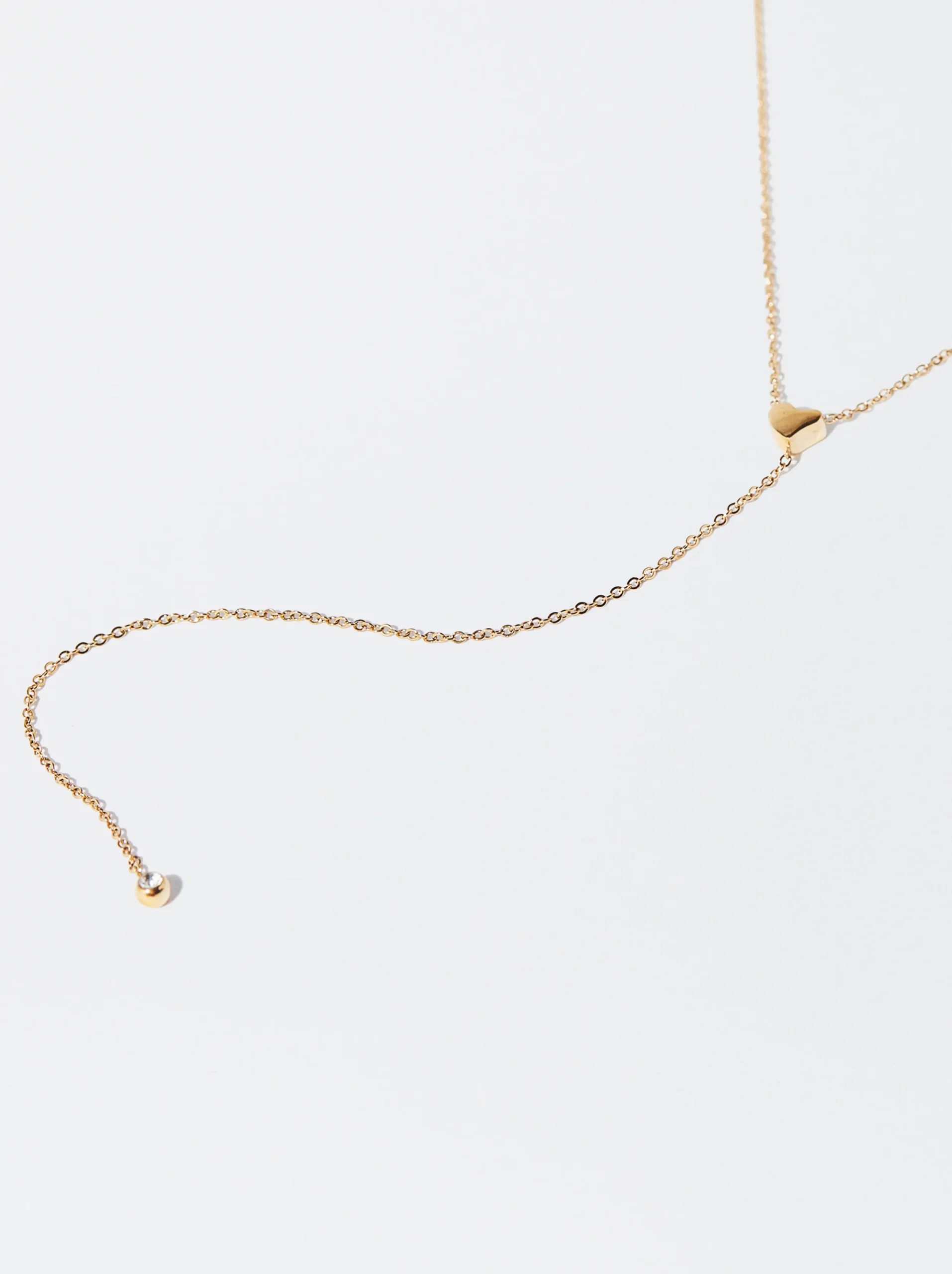 PARFOIS Collar De Acero Dorado Flash Sale