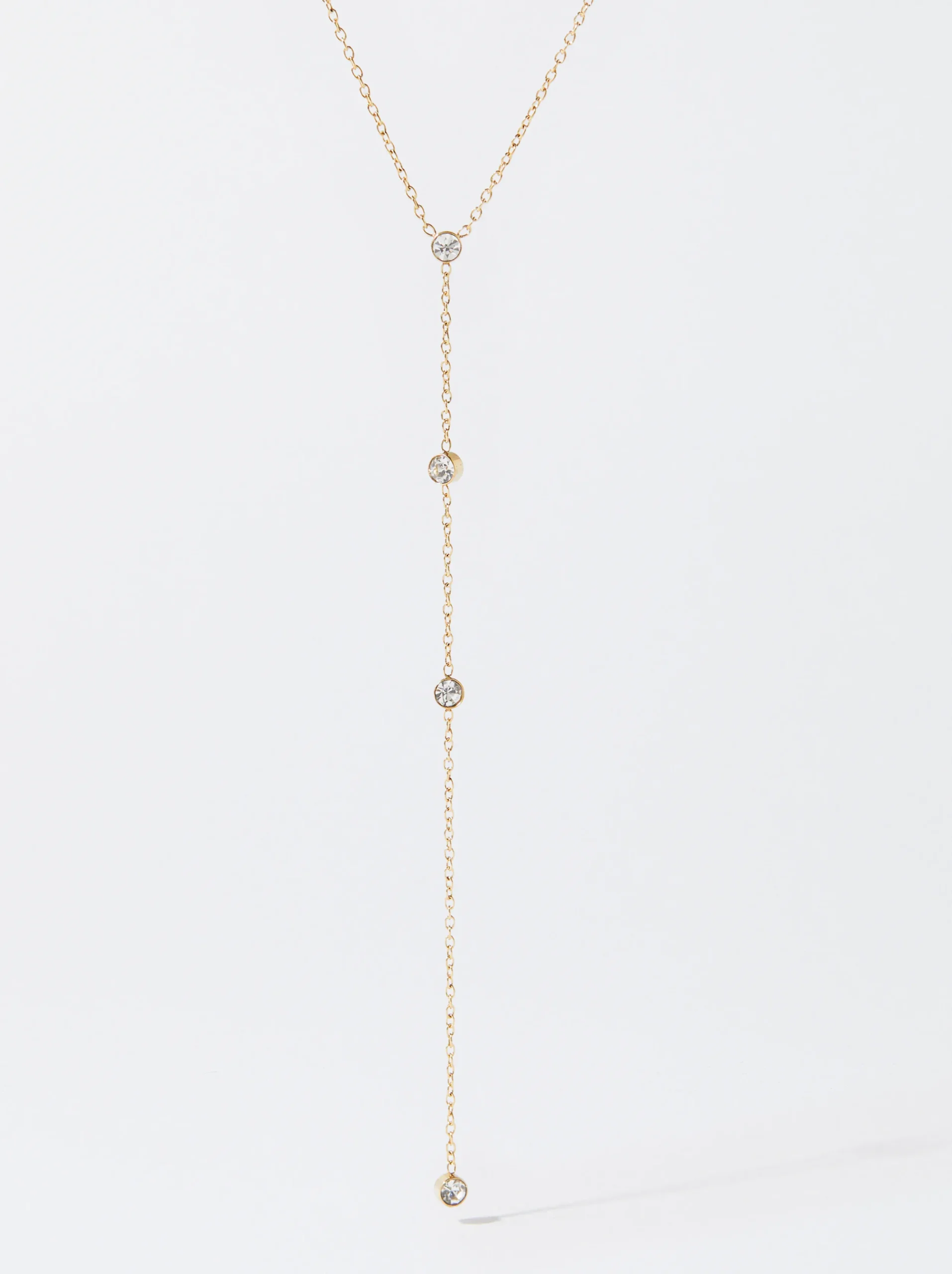 PARFOIS Collar De Acero Dorado Cheap