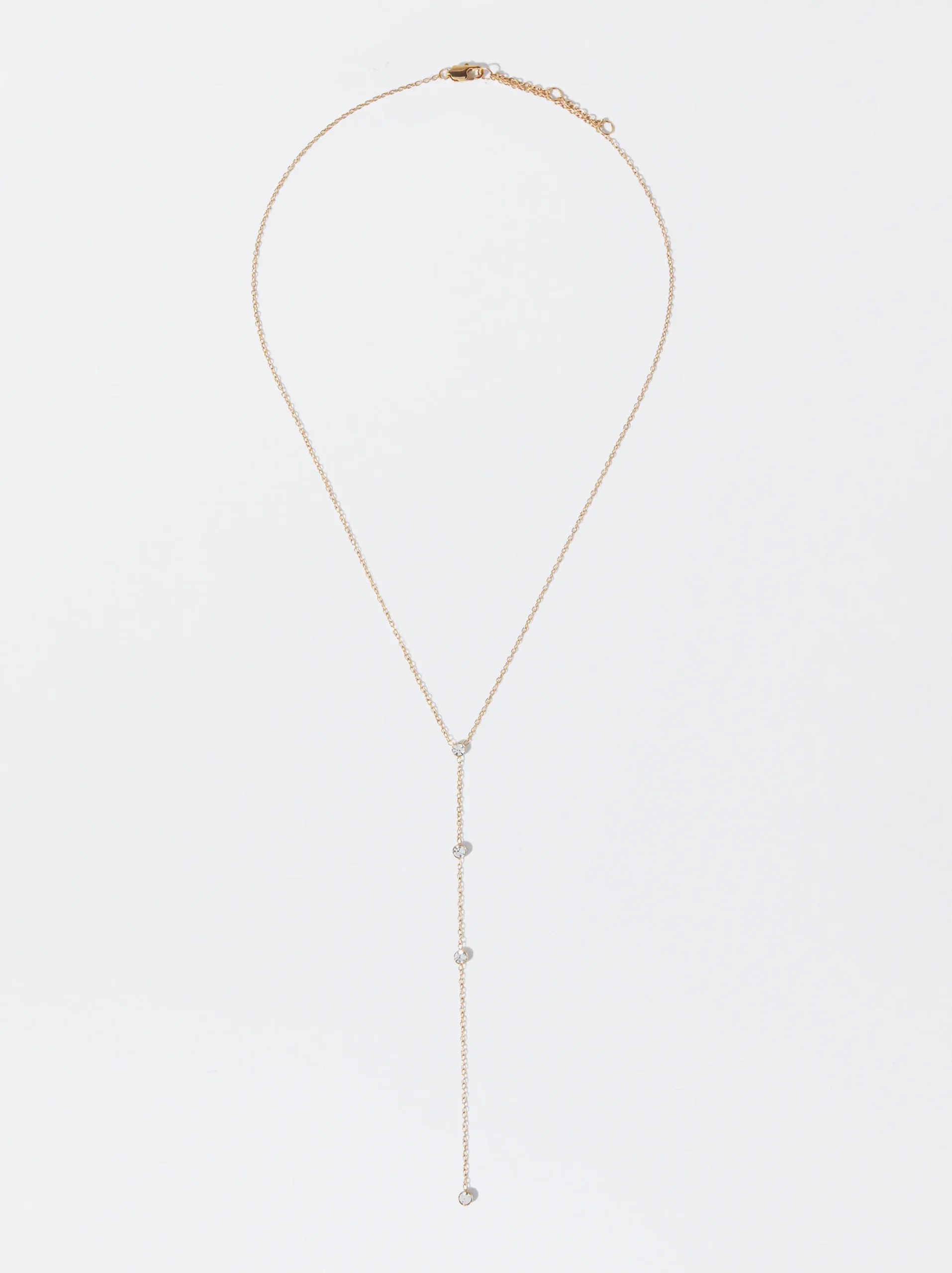 PARFOIS Collar De Acero Dorado Cheap