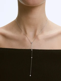 PARFOIS Collar De Acero Plateado Hot