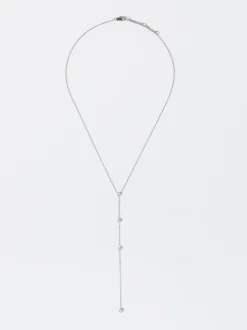 PARFOIS Collar De Acero Plateado Hot