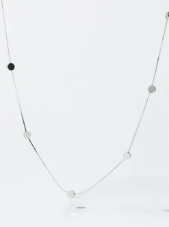 PARFOIS Collar De Acero Plateado Outlet