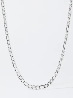 PARFOIS Collar De Acero Plateado Hot