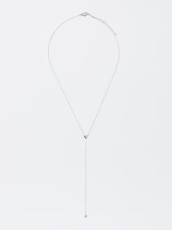 PARFOIS Collar De Acero Plateado Cheap