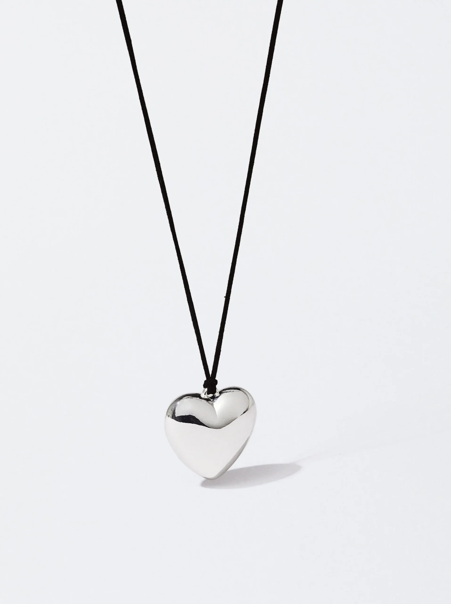 PARFOIS Collar De Cuerda Con Corazón Negro Shop