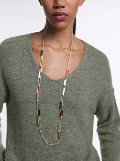 PARFOIS Collar De Oro Multicolor Multicor Hot