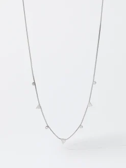 PARFOIS Collar De Plata 925 Con Circonitas Plateado Cheap