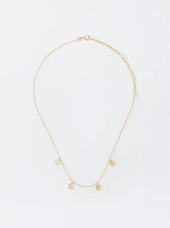 PARFOIS Collar De Plata 925 Con Circonitas Dorado Online