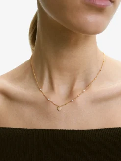 PARFOIS Collar De Plata 925 Con Perlas Blanco Outlet