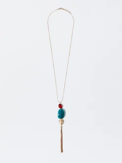 PARFOIS Collar Dorado Colgante Multicor Flash Sale